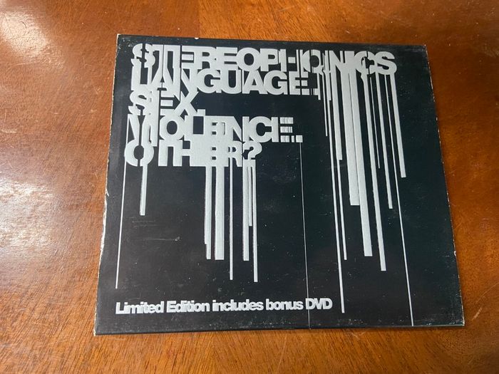 Stereophonics Language Sex Violence Other? CD/DVD