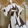 Framed Glass Painting of an Angel Image 4