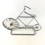 Chrome bicycle clock for child room Image 2