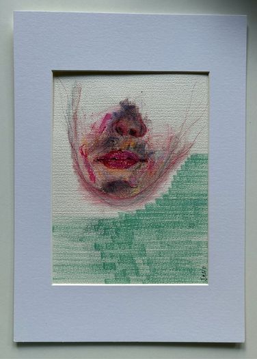 Original Art Original Drawing 'Transitioning' Irish Art abstract painting