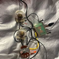 Jackson esp fender 3 way switch Wiring Harness humbucker 2 volume tone 3 way switch electric guitar parts accessories