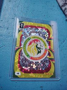Senegal Football World Cup Crest Panini Card