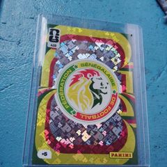 Senegal Football World Cup Crest Panini Card