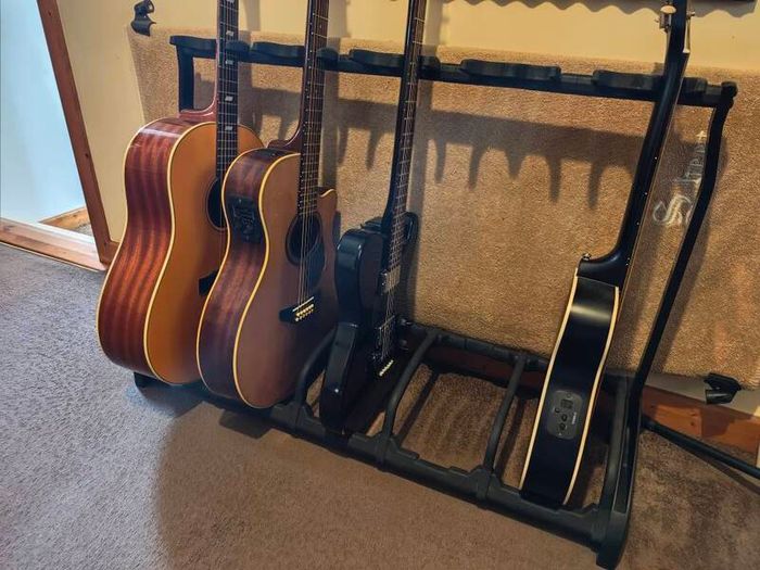 K&M 5 Guitar/Bass Stand