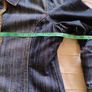 Vintage denim cotton faux fur warm lined jacket with three pockets in very good condition see last three photos for exact measurements FREE STANDARD POSTAGE INCLUDED Image 7