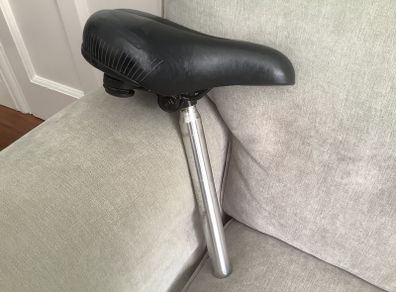 Memory Foam Saddle on Alloy stem