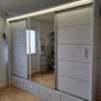 Sliding Doors Wardrobe S 253cm LED - White Image 3