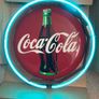 Coca Cola genuine Neon Disc Sign NOS year 2002 Image 3