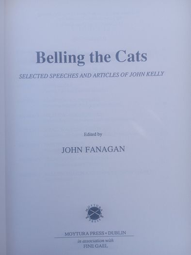 Irish Politics Speeches by John Kelly,  TD