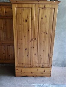 Solid Pine Wardrobe