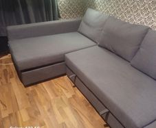Ikea Grey Corner Sofabed with storage