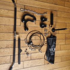 Lat and lift pulley system