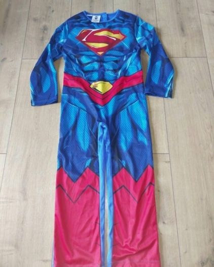 Brand New DC Superman Costume - Jumpsuit & Cape - Size - 7-8 Years - RRP - 29.99