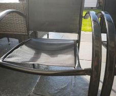 garden chairs and table