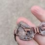 Vintage 6 panel African Animal Bronze Bracelet Image 8