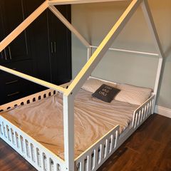 Double House Bed & Mattress