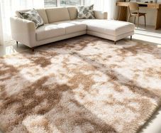 Rugs Living Room - 160x230cm Khaki Large Rug for Living Room - Ultra Soft Fluffy Shaggy Rugs for Bedroom, Indoor Nursery Carpets for Kids Room Home Decor, Non Shedding, Anti-Slip Backing
