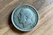 1920 George V Silver Half Crown