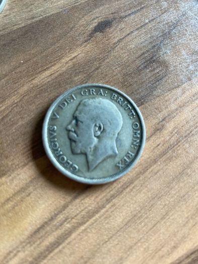 1920 George V Silver Half Crown