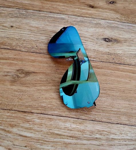 Mirrored Sunglasses with Case & Pouch