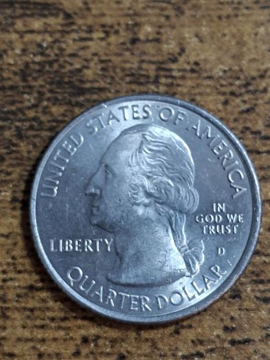 USA, State Quarter Dollar 2015 Louisiana - National Parks Series - free standard postage