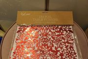 Christmas foil table runner