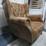 Classic Chesterfield Wingback Armchair Image 2