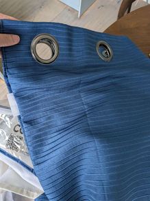 navy blue curtains