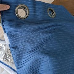 navy blue curtains