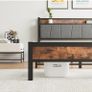Kingsize Bed Base with Charging Station Image 6