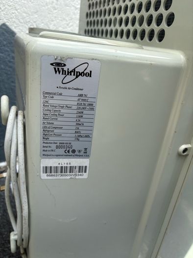 Whirlpool portable air conditione