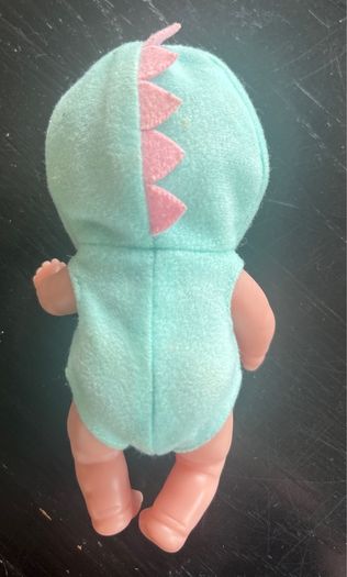 JC Toys Lil' Cutesies 13 cm Dino onesie doll EUC