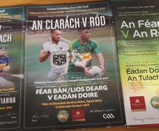 GAA Offaly hurling and football club match programmes