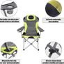 Camping Chair, Padded Camping Chairs for Adults with Armrests and Cup Holder, Heavy Duty Folding Chair Portable for Fishing Beach, Perfect for Caravan Trips, BBQs, Garden, Picnic, Travelling (FREE SHIPPING) Image 2
