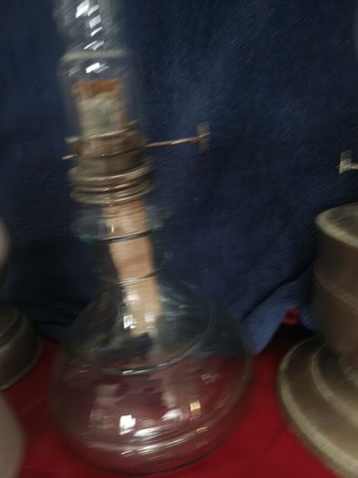 Vintage oil table lamps