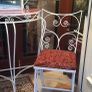 Retro hall table and mirror  and  2 chairs Image 3