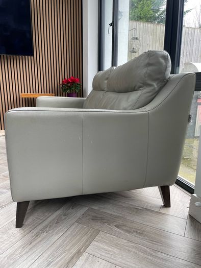 Italian leather 3 Seater Couch