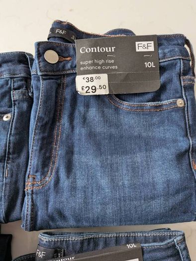 womens jeans F&F contour