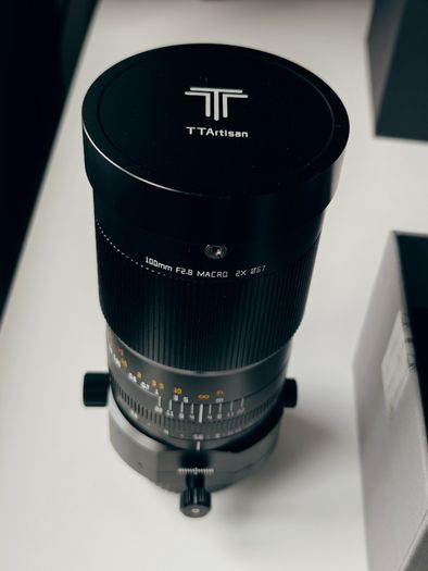 TTArtisan 100mm F2.8 Macro 2X Tilt Shift camera lens for Fujifilm X mount