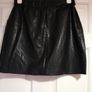 Zara faux leather mini skirt Image 3