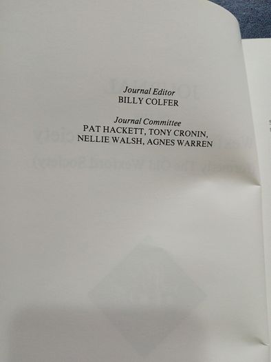 Journal of the Wexford Historical Society No:10