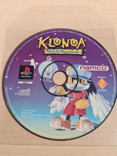 Ps1 Playstation One Klonoa Door To Phantomile Disc Only