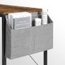 _Computer Desk with Shelf, Adjustable Shelf, with Side Pocket, 110 x 50 x 90 cm, Industrial Design, Vintage Brown/Black Image 4