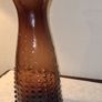 Vintage textured French carafe glass Image 6