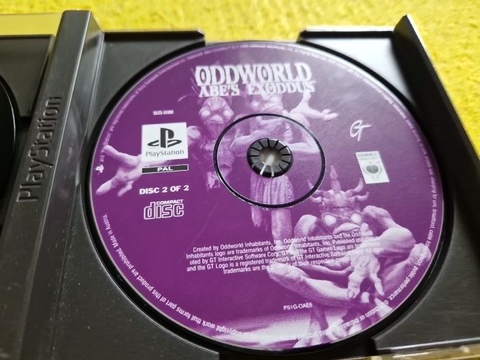 Oddworld Abe s Exoddus PlayStation1 Ps1 PlayStation2 Ps2 games Original