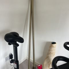 Curtain pole and brackets