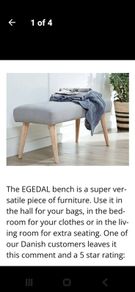 JYSK Dining Bench