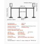 Stanchion Post, 8 Pcs Crowd Control Barrier with 8 Retractable Belts & 2 Sign Holders, Carbon Steel Stanchion Post Queue with Sand Injection Hollow Base for Theater, Party, Wedding, Exhibition Image 2