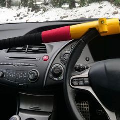 Steering Wheel Lock Heavy Duty Baseball Bat Anti Theft Car Van Vehicle Security