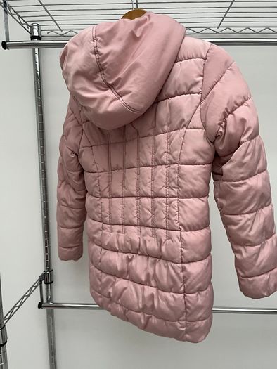 Next girls sherpa lined hooded padded coat, Age 9 (Free girls clothes/items for first buyer to offer asking price on this)